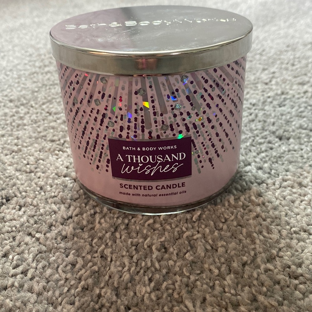 Bath and body works candle